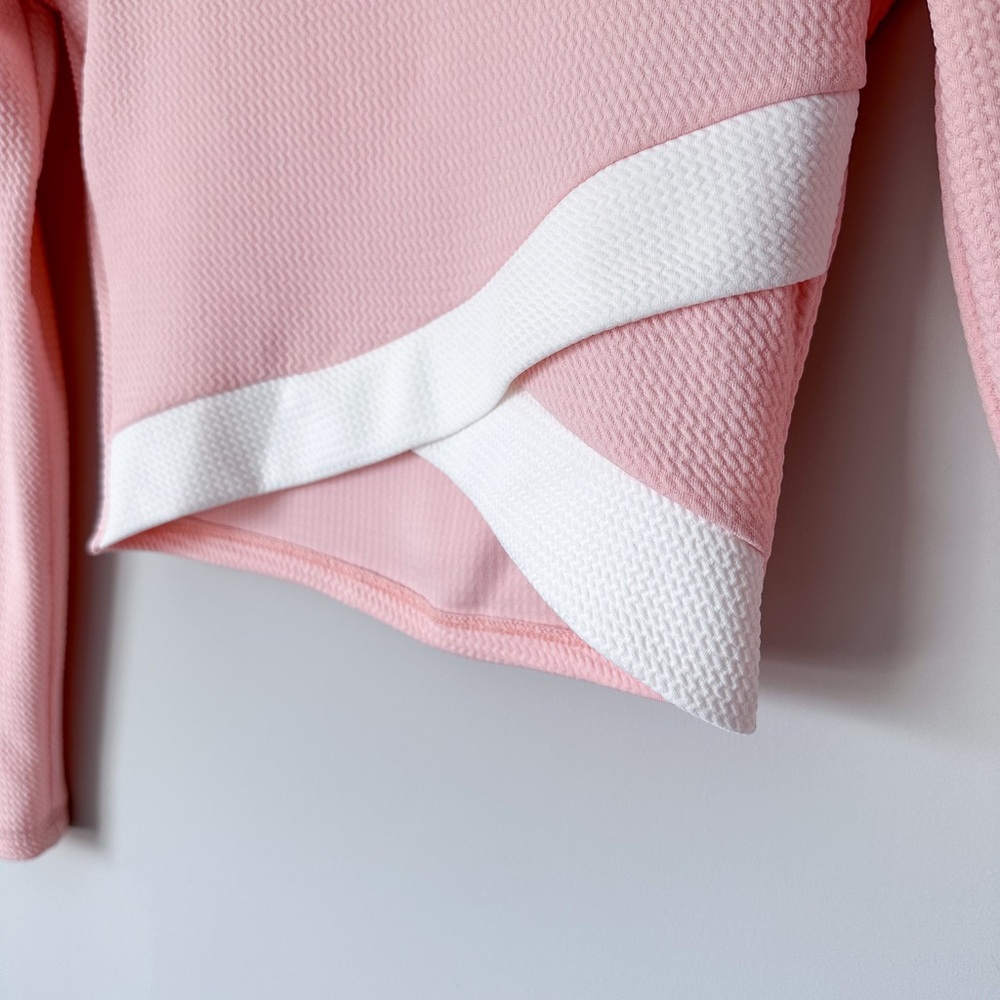 Necessary Clothing Pink Long Sleeve Crop Top - Picture 2 of 6
